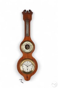 Chelsea Clock Co. Banjo Weather Station Wall Clock