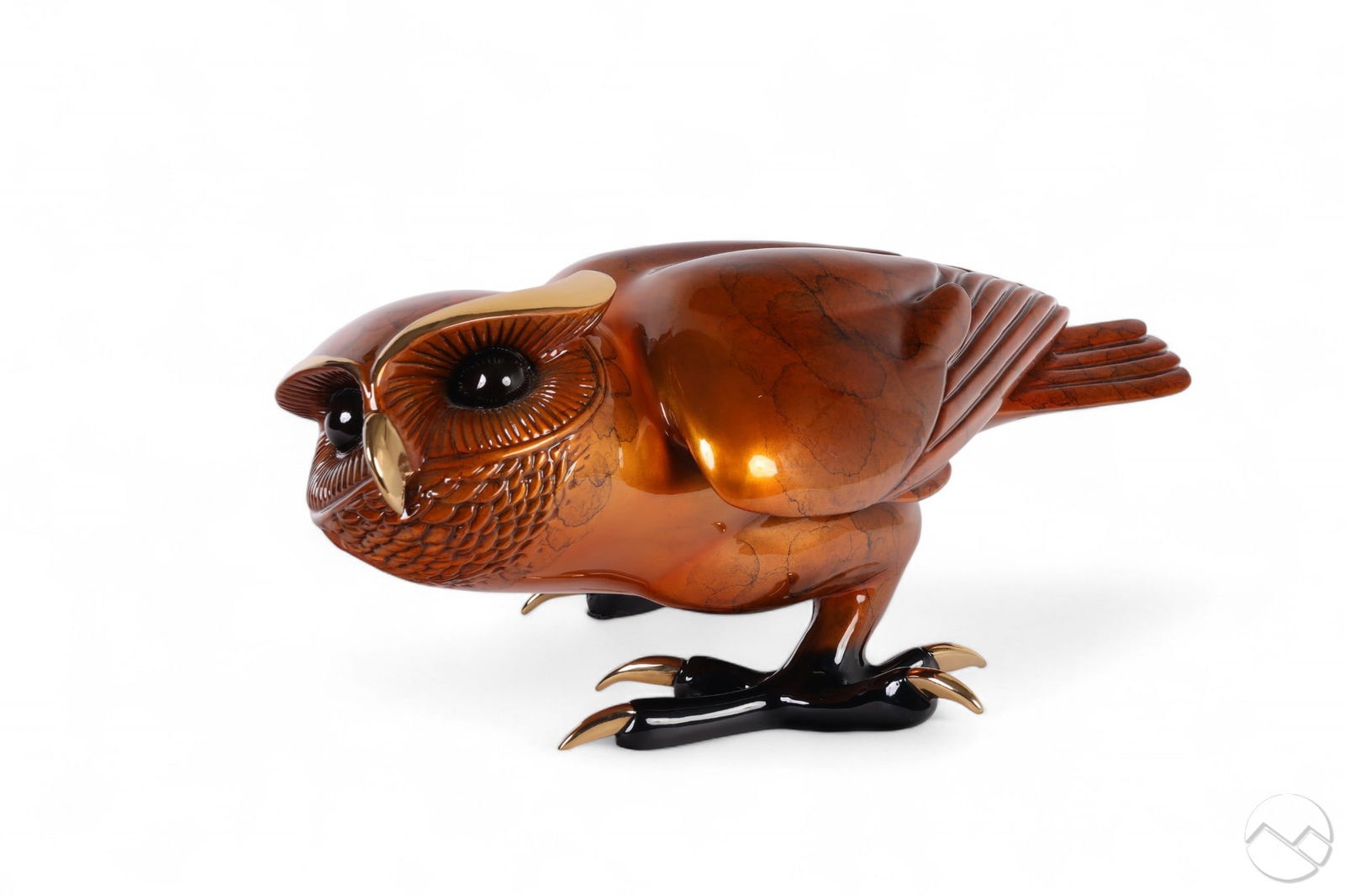 Tim FROGMAN Cotterill Bronze Minerva Owl Sculpture (1 of 10)