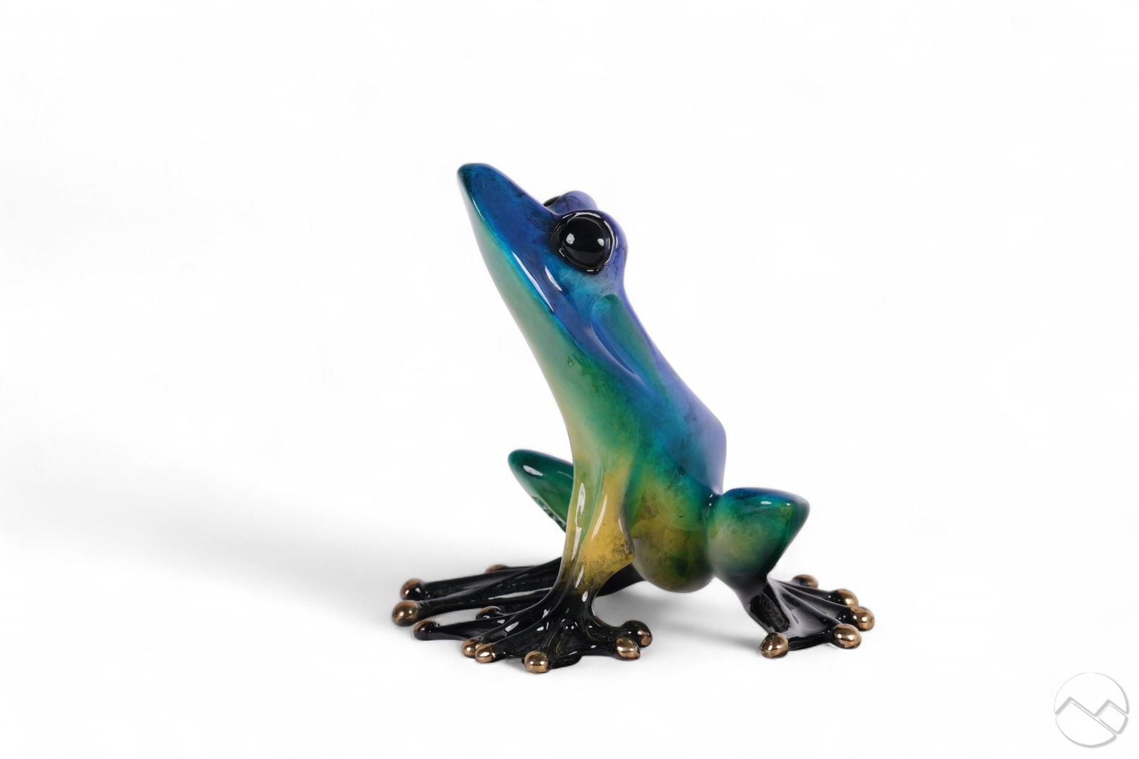 Tim FROGMAN Cotterill Moody Blue Frog LE Sculpture (1 of 9)