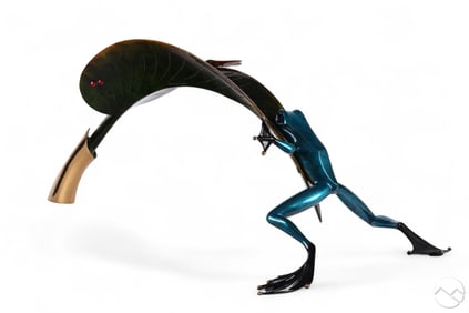 Tim FROGMAN Cotterill Over the Top LE Bronze Frog