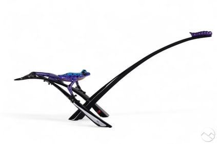 Tim FROGMAN Cotterill Bronze Midnight Snack Frog