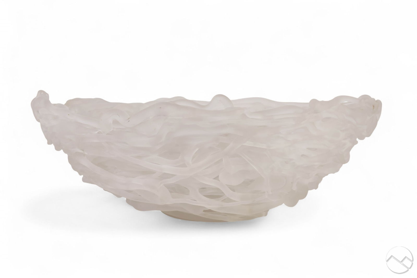 Molly Stone b1950 Studio Art Glass Nest Shape Bowl (1 of 7)
