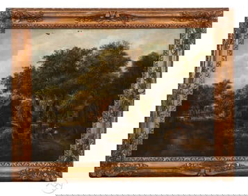 Landscape Painting Attributed to Meindert Hobbema