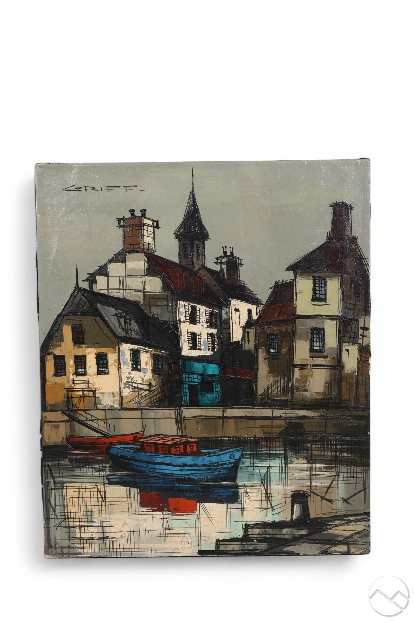 Edward Griff b.1947 Mid Century Landscape Painting (1 of 6)