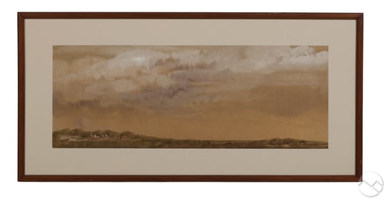 Arthur B Davies 1862-1928 Landscape Watercolor