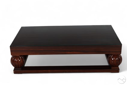 French Art Deco Rosewood Macassar Coffee Table