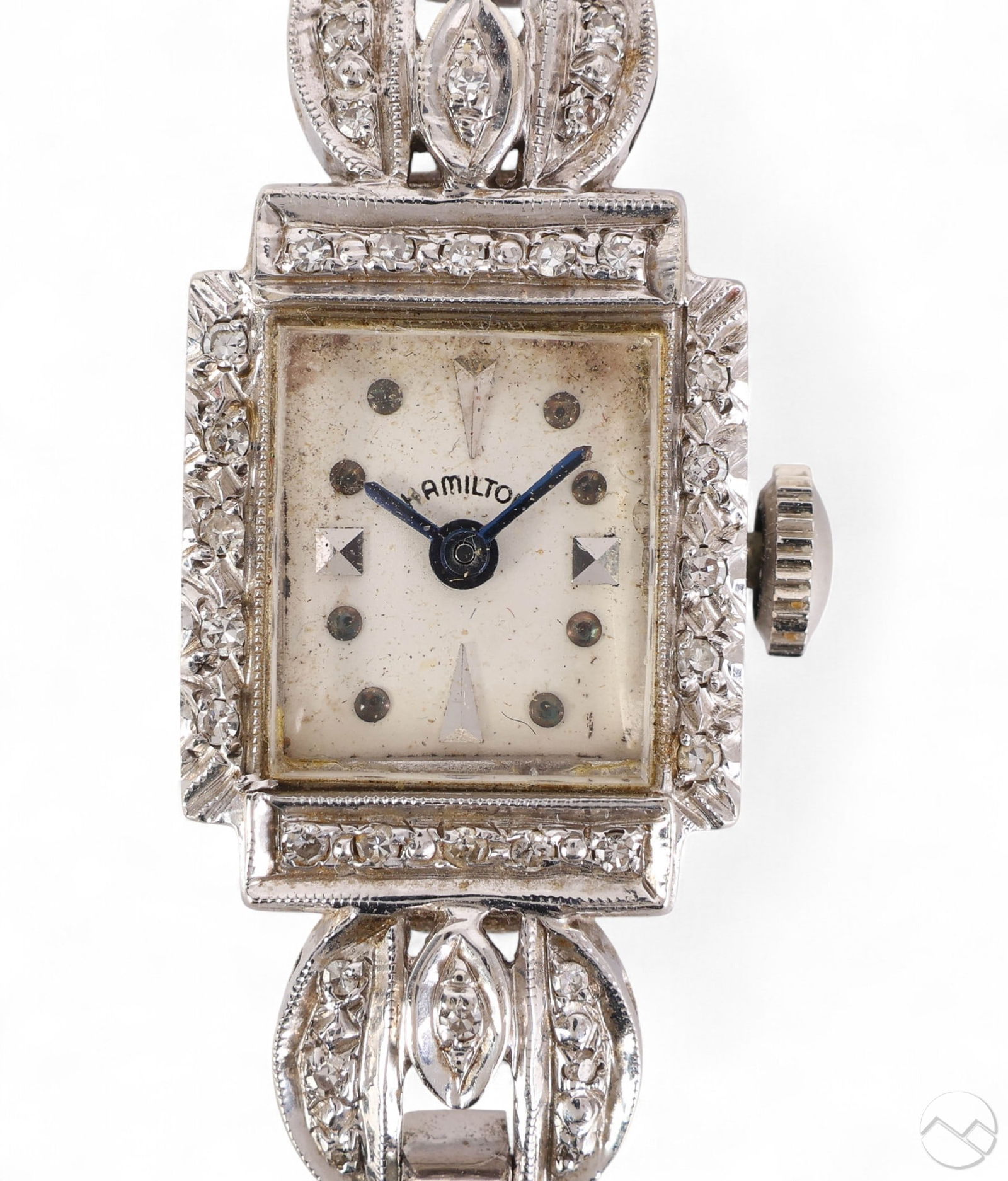 Hamilton 14K Diamond Ladies Wrist Watch with Box (1 of 2)