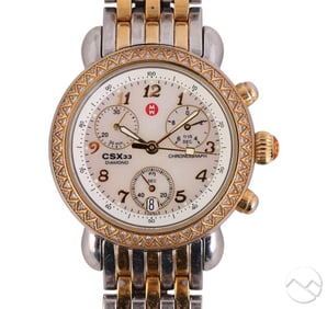 Michele CSX Diamond Chronograph Ladies Wristwatch