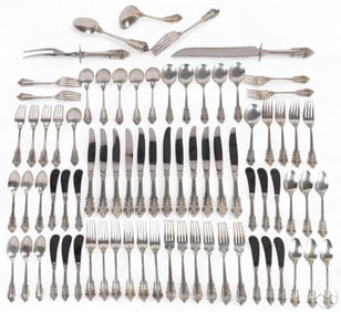 Sterling Wallace Grand Baroque Flatware SET 2,616g