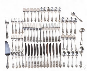 Sterling Silver Gorham Medici 63pc Flatware 2,935g