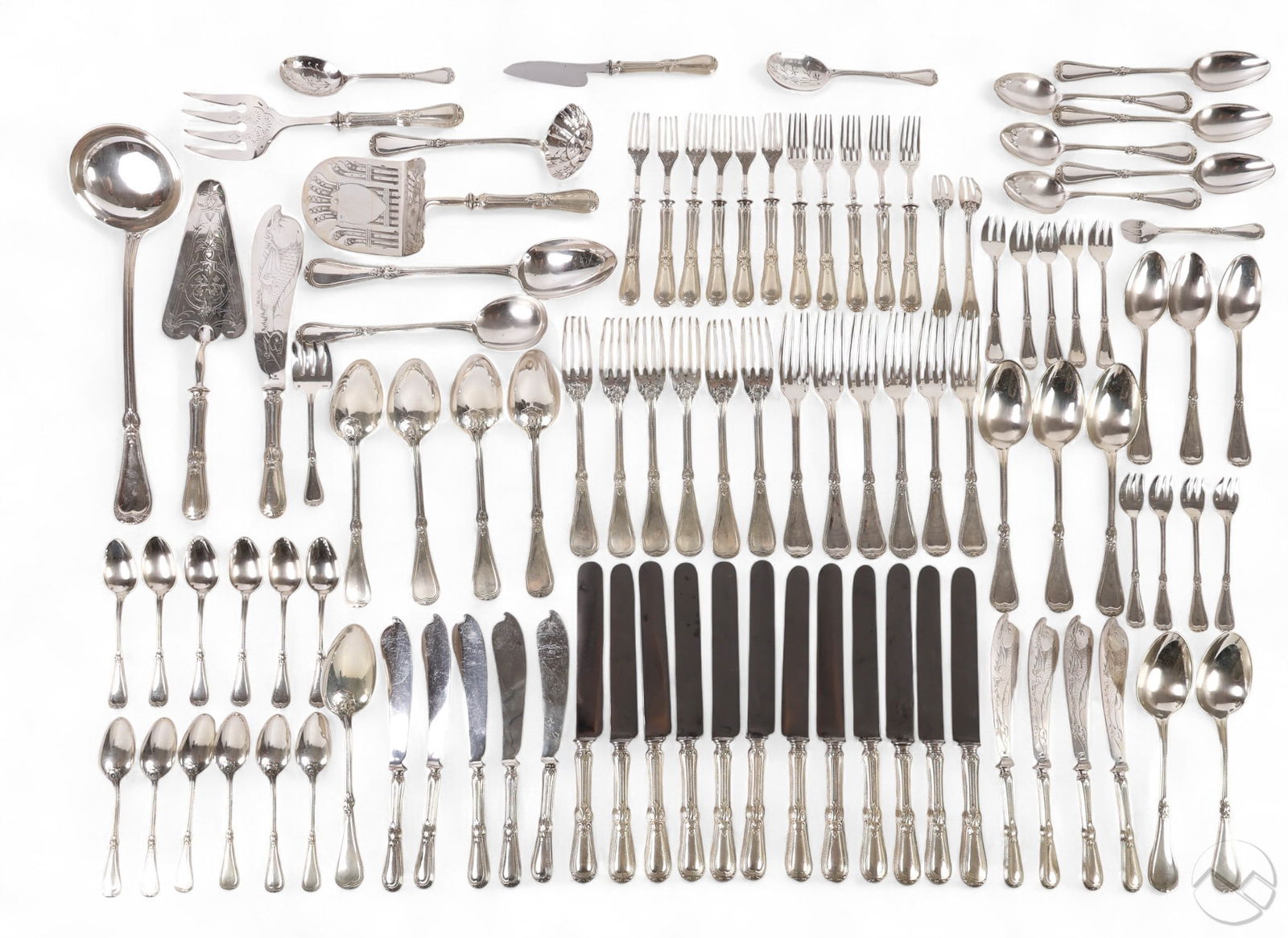 Christofle Antique French Silverplate Flatware SET (1 of 11)