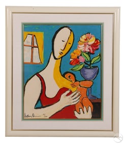 Anthony Quinn 1915-2001 Mother & Child Lithograph