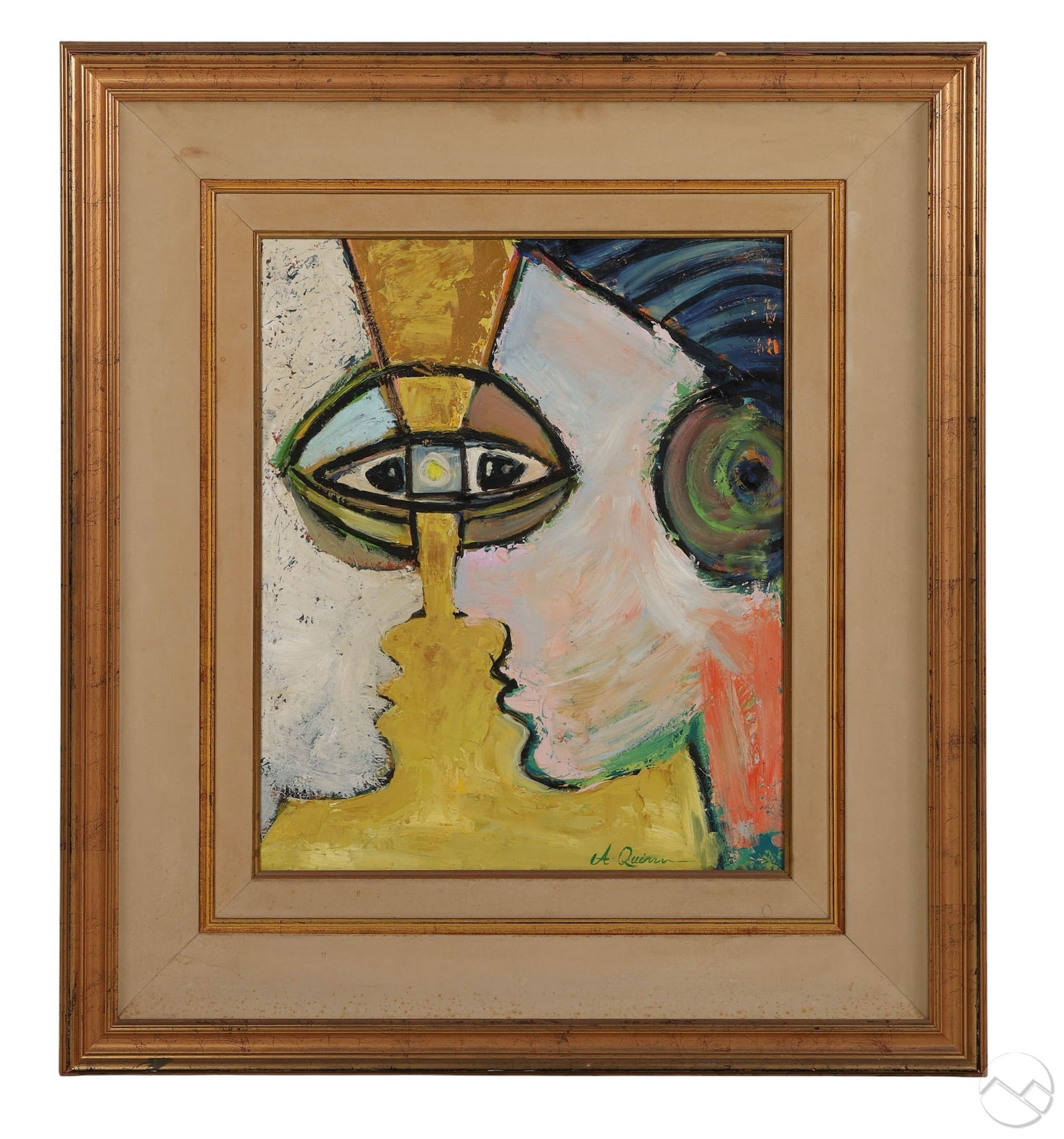 Anthony Quinn 1915-2001 Abstract Gouache Painting (1 of 7)