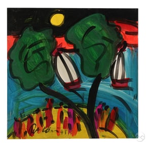 Peter Keil b1942 Modern Neo Expressionist Painting