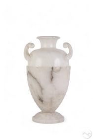 Neoclassical Style Alabaster Urn Torchiere Lamp