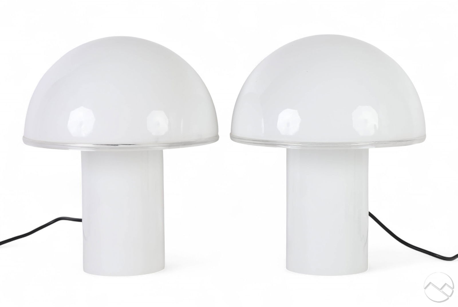 Pair of Murano Italian Art Glass Mushroom Lamps (1 of 7)