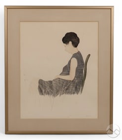 Dewitt Hardy 1940-2017 Figural Watercolor Painting