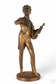 Elischer 1891-1966 Bronze Johan Strauss Sculpture