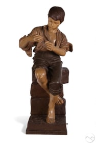 Frederick Goldscheider 1845-1897 Terracotta Boy