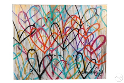 James Goldcrown 20C Bleeding Heart Street Painting