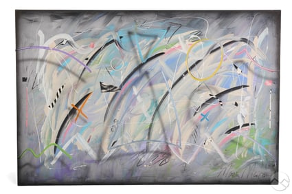 Marvin Markman 1949-2008 Modern Abstract Painting