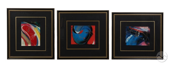 Martiros Manoukian b.1947 Serigraphs 3p Lot SIGNED