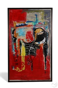 Large Scale Modern Abstract Composition Painting