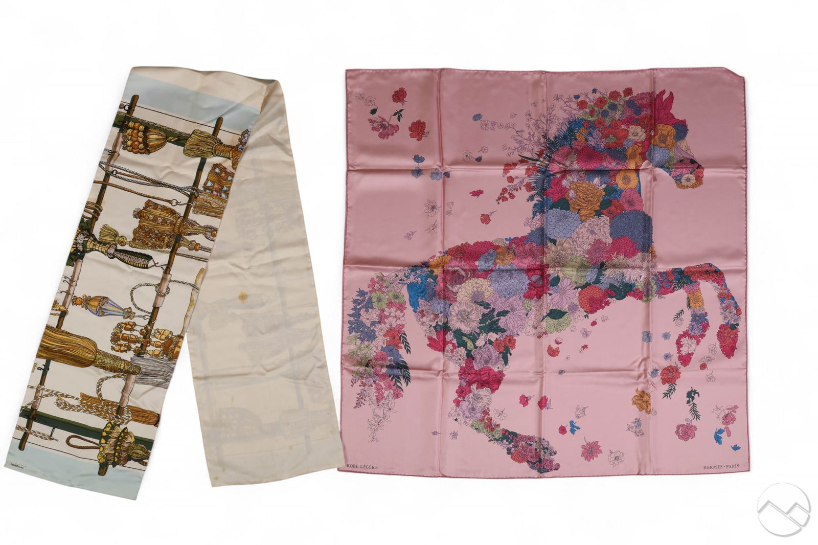 Hermes Silk Maxi Twilly and Carre 90 Scarf 2pc LOT (1 of 9)