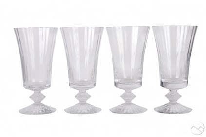 Baccarat Crystal Mille Nuits Water Goblets 4pc SET