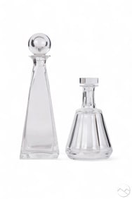 Tiffany Metropolis Baccarat Tallyrand Decanter LOT