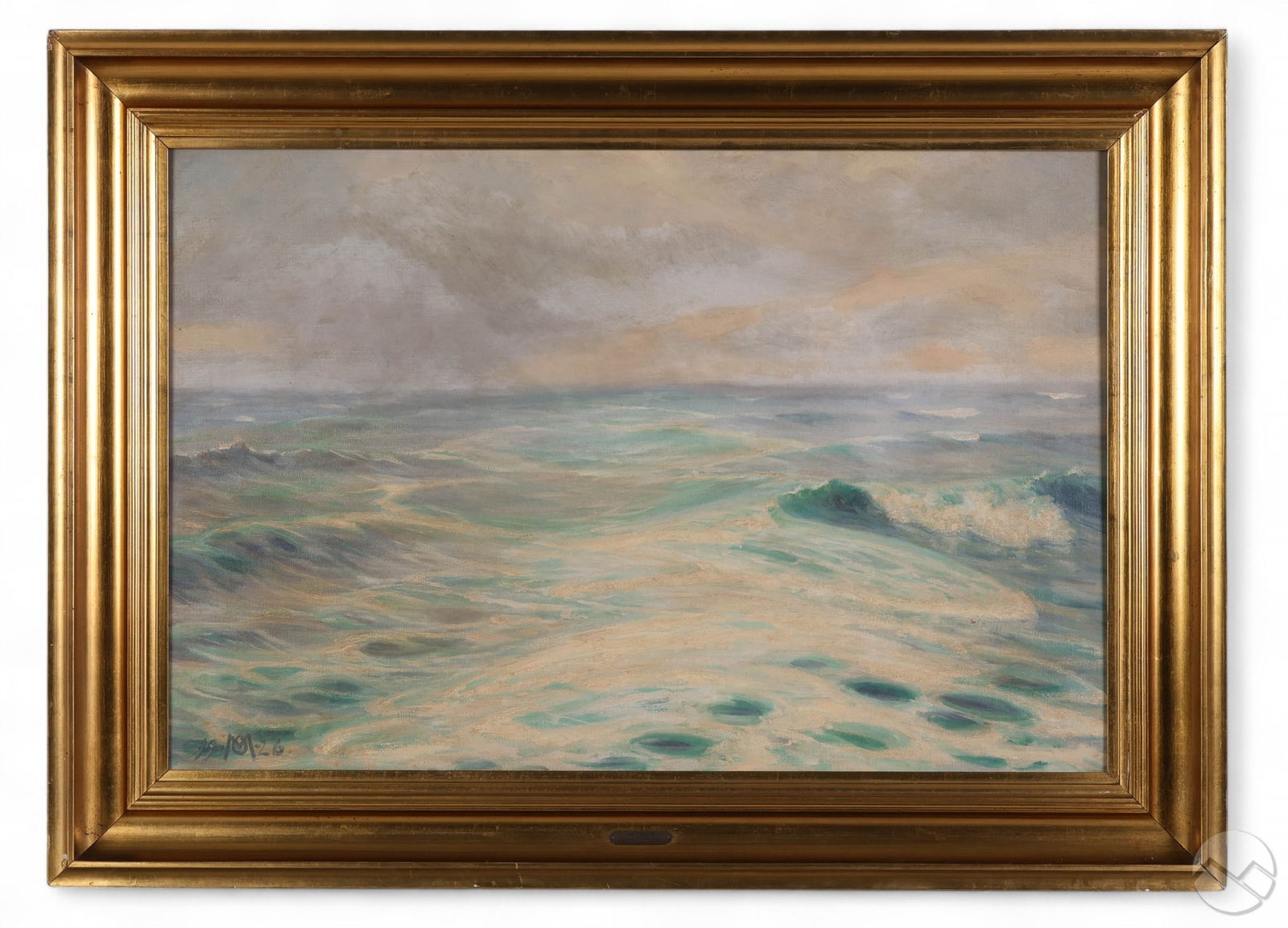 Oscar Matthiesen 1861-1967 Seascape Oil Painting (1 of 8)