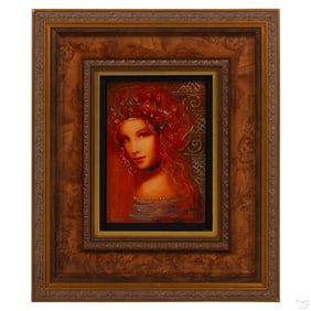 Markus Csaba b1953 Woman of Spring Portrait SIGNED