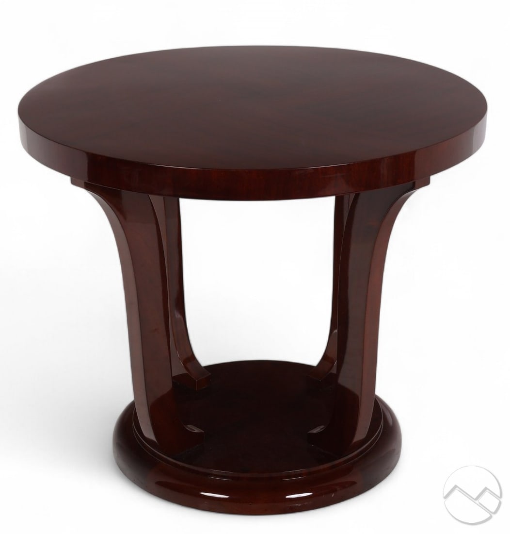 Art Deco Style Veneered Occasional Side Table (1 of 7)