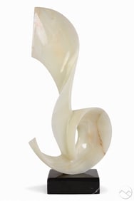 Leonardo Nierman 1932-2023 Abstract Onyx Sculpture