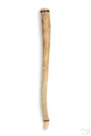 Alaskan Inuit Oosik Walrus Penis Bone Sculpture