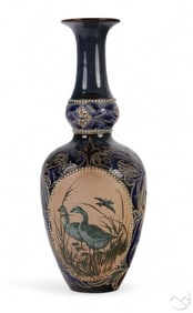 Doulton Lambeth Florence Barlow Stoneware Vase