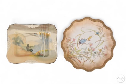 Royal Doulton Porcelain Insect & Satyr Plate Tray