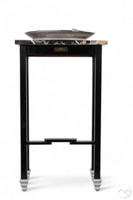 David Keator 1951-2016 Art Pottery Table & Charger