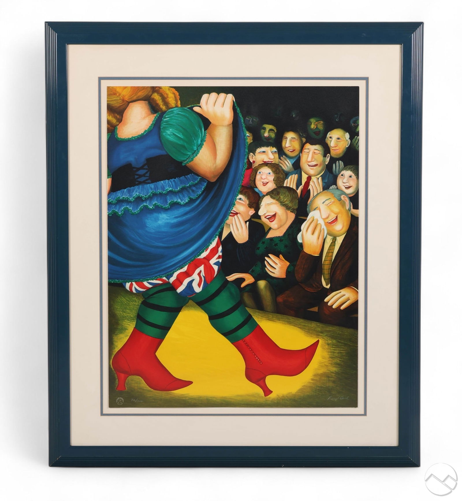 Beryl Cook 1926-2008 Panto Dame Colored Lithograph (1 of 7)