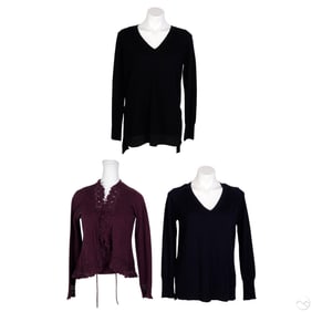 Vince and Cullen Women's Knitwear Sweaters 4pc LOT