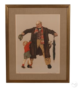 Norman Rockwell 1894-1978 The Gift AP Litho SIGNED