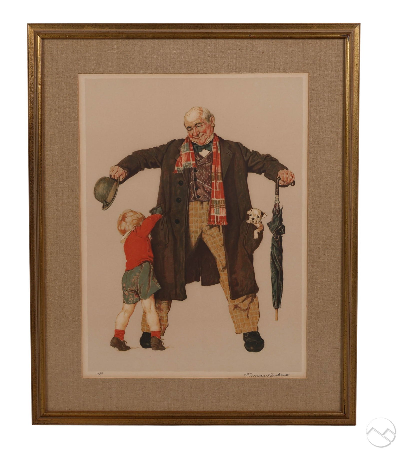 Norman Rockwell 1894-1978 The Gift AP Litho SIGNED (1 of 6)