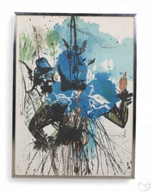 Dali 1904-1989 L'Homme et la Fleur Litho SIGNED