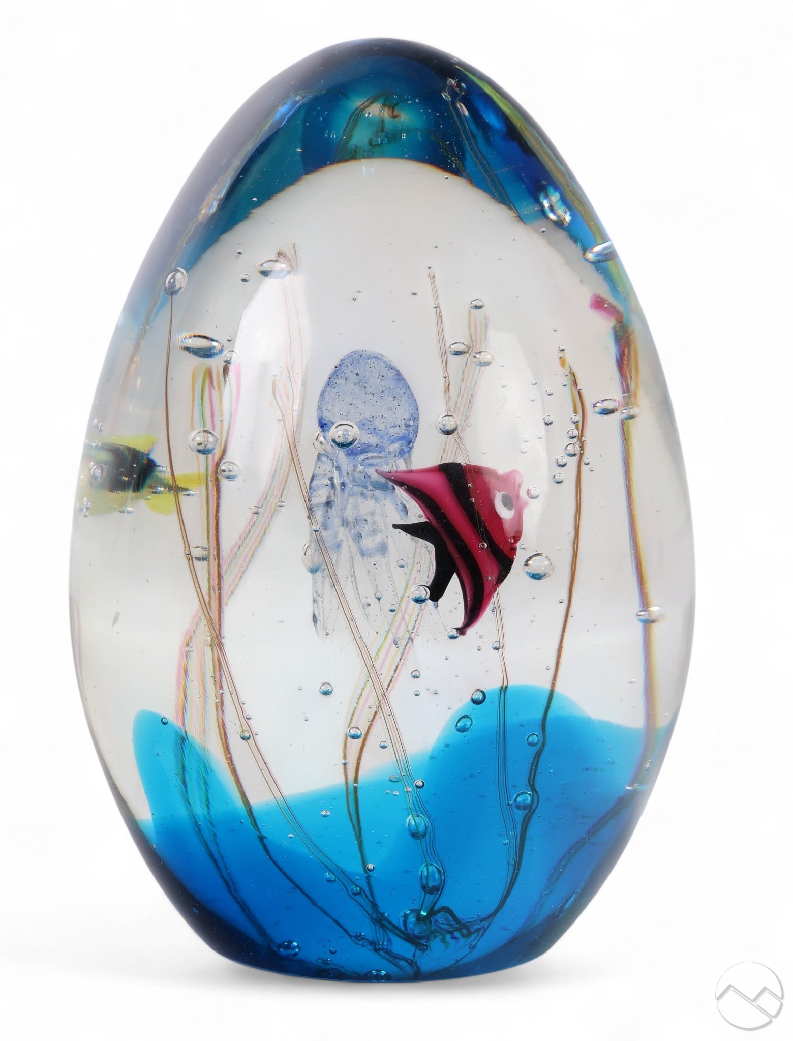 Elio Raffaeli Murano Glass Aquarium Paperweight (1 of 8)