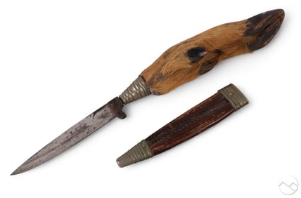 Clauberg Deer Hoof German Hunting Knife w/ Sheath