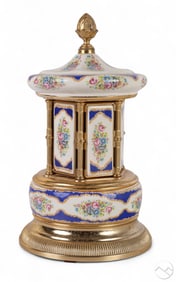 Italian Carousel Lipstick Cigarette 12" Music Box