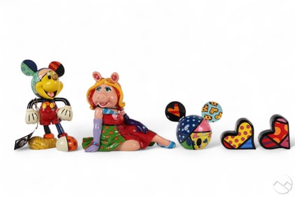 Britto Heart Salt & Pepper with Disney Mickey LOT