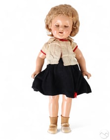 Vintage Ideal 18" Shirley Temple Composition Doll