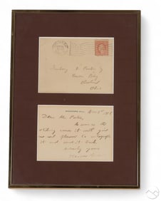 Theodore Roosevelt 1858-1919 AUTOGRAPHED Letter