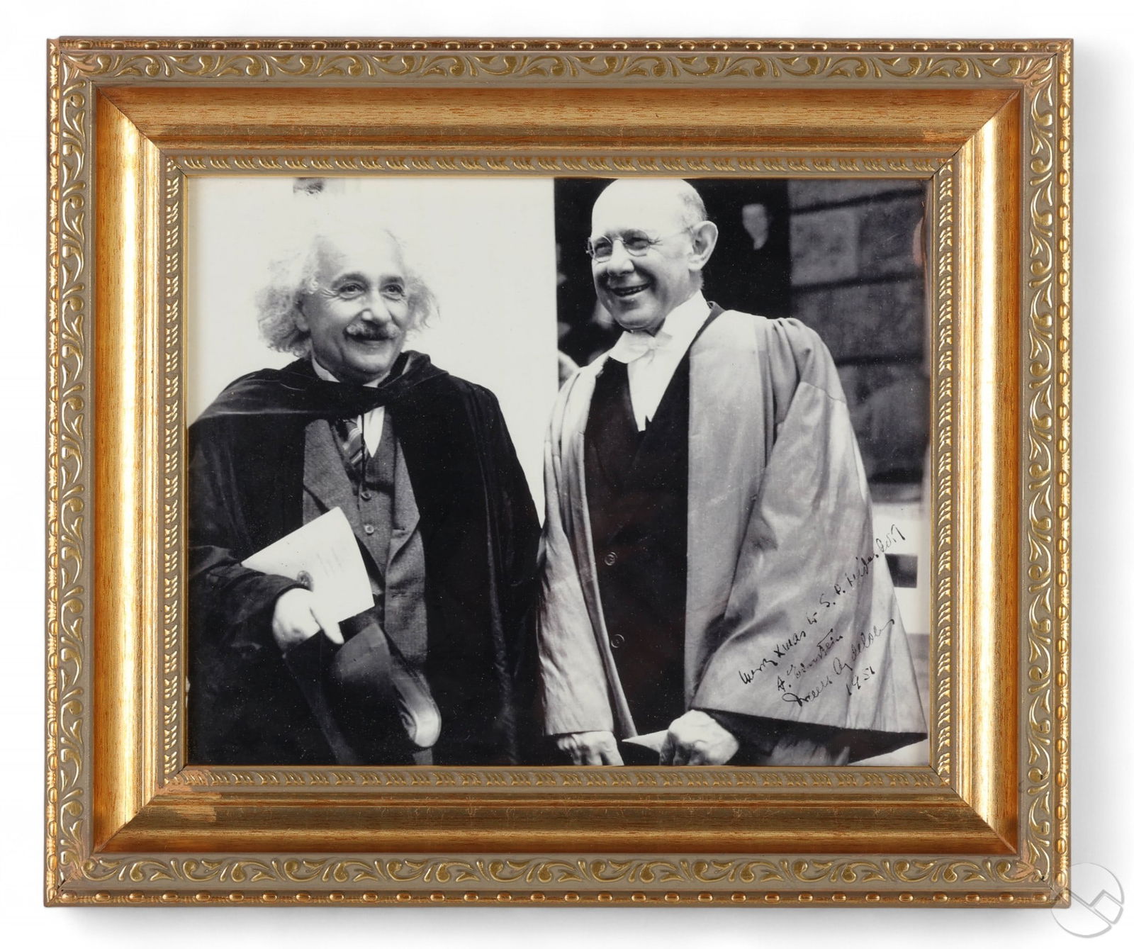 Albert Einstein Framed 1951 B&W Photograph SIGNED (1 of 6)